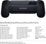 BACKBONE One Mobile Gaming Controller For Android & iPhone 15 Series (USB-C) - Black - Gen 2