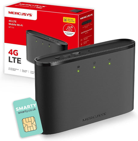 MERCUSYS MT110 WiFi 4G Router - 4G LTE, Single-band