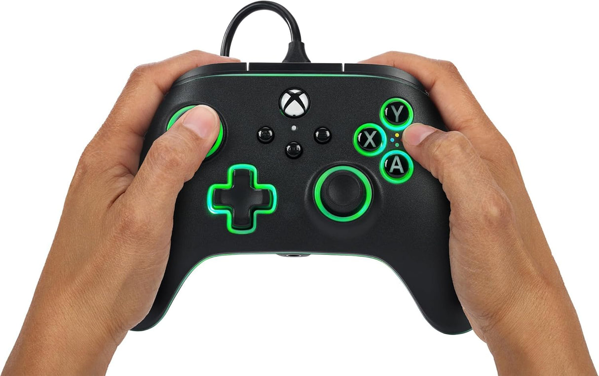 PowerA Advantage Wired Controller for Xbox Series X|S with Lumectra - Black