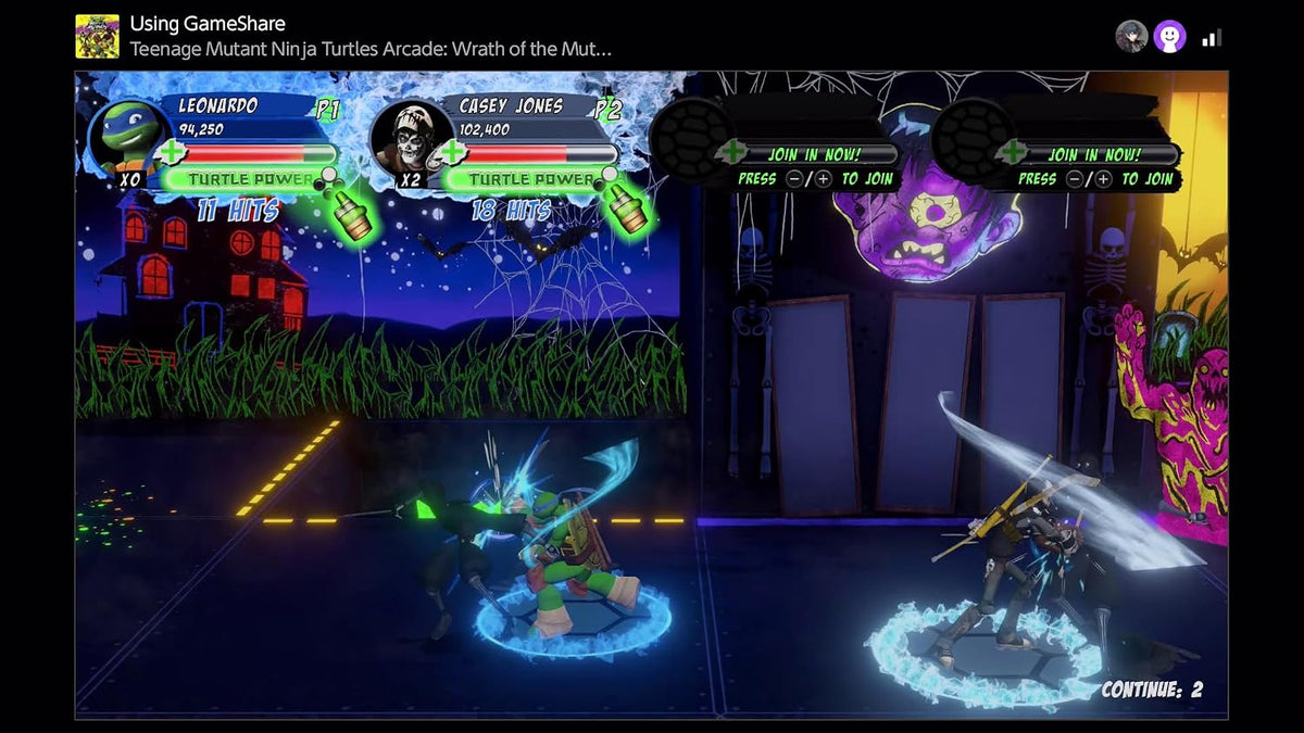 TMNT Arcade: Wrath of the Mutants (Switch 2)