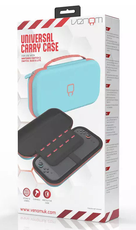 Venom Universal Carry Case Blue/Red (Switch 2)