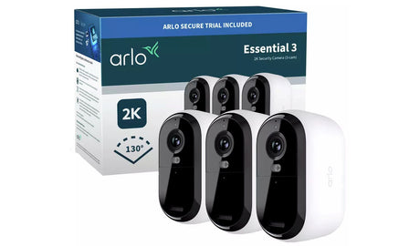 Arlo Essential 3 2K Outdoor Security Camera - Pack of 3