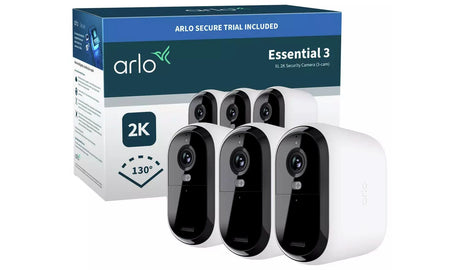 Arlo Essential 3 XL 2K Security Camera - Pack of 3