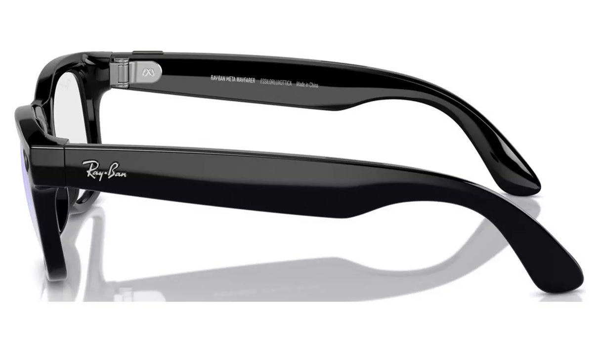 RAY-BAN META WAYFARER (GEN 1) GLASSES - SHINY BLACK/CLEAR