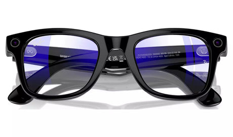 RAY-BAN META WAYFARER (GEN 1) GLASSES - SHINY BLACK/CLEAR