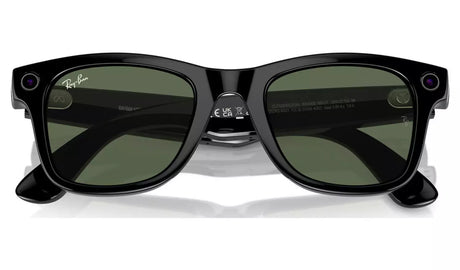 RAY-BAN META WAYFARER (GEN 1) GLASSES - SHINY BLACK/G-15
