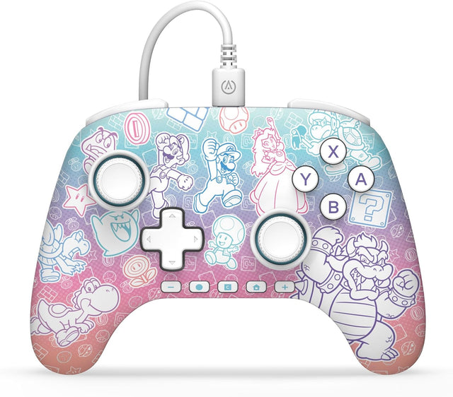 PowerA Advantage Wired Controller for Nintendo Switch 2 - Mushroom Kingdom (Switch 2)