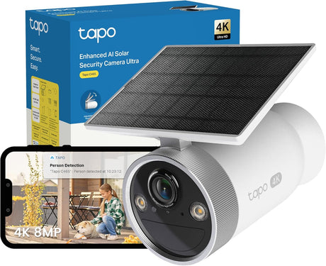 Tapo C460KIT 4K Outdoor Wirefree Security Battery Camera with Solar Panel