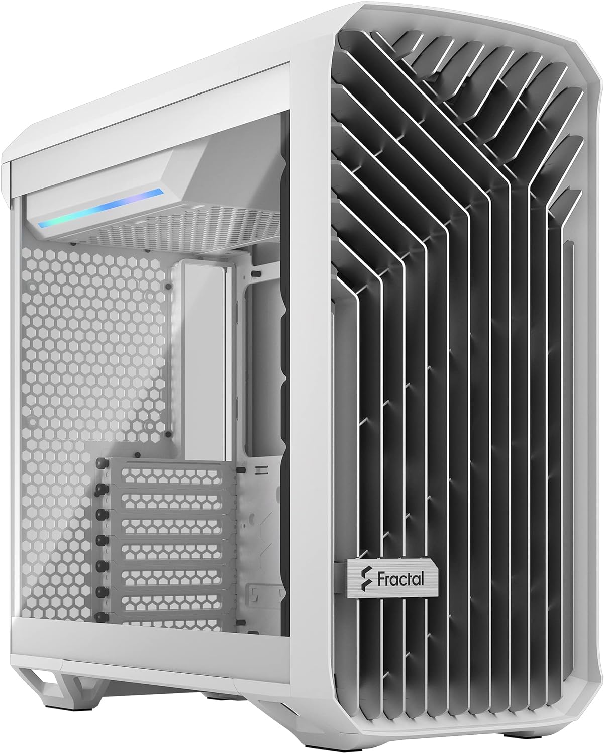 Fractal Design Torrent White TG RGB Clear Tint Mid Tower PC Case