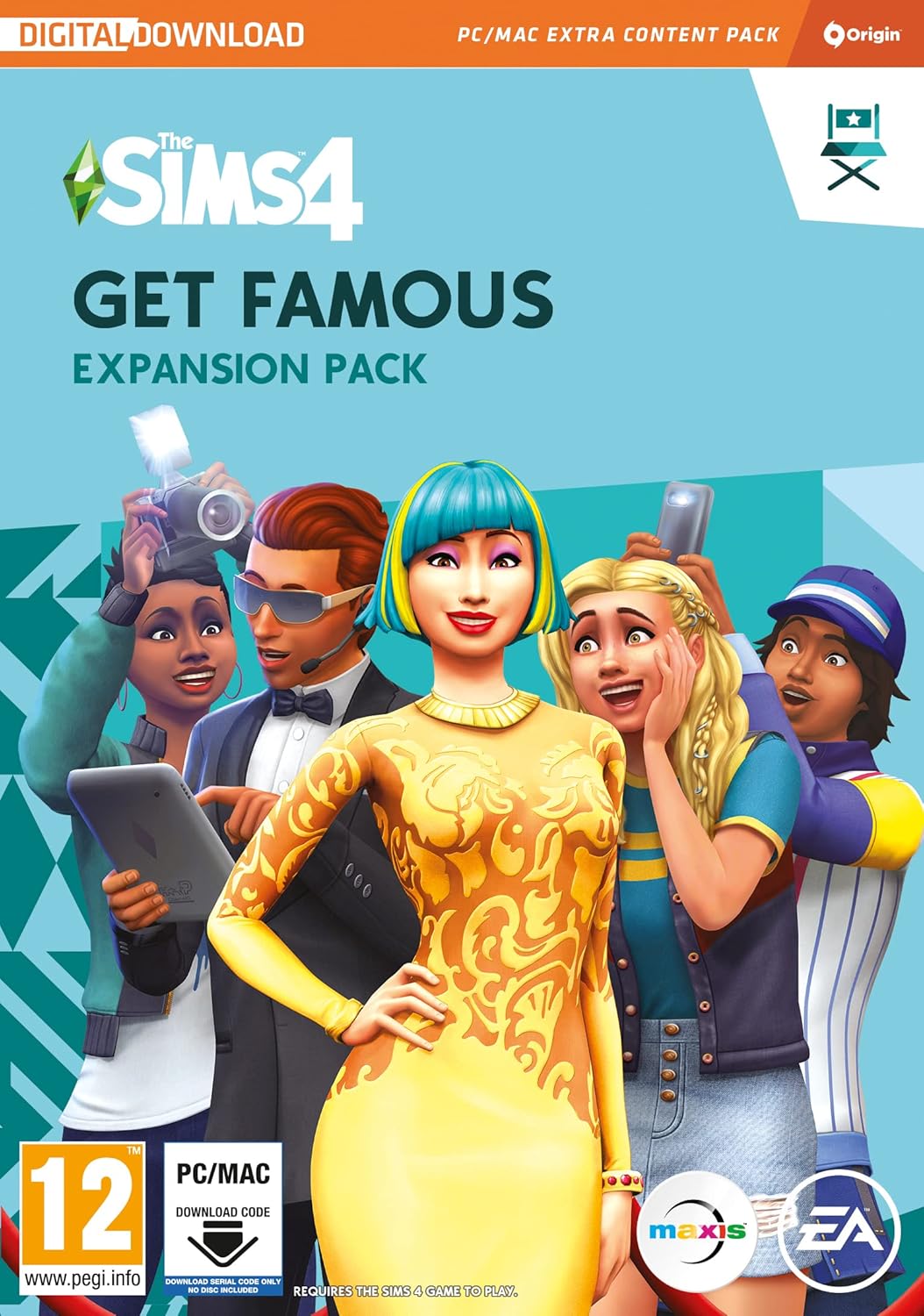 The Sims 4 Expansion Pack 6 - Get Famous (PC)