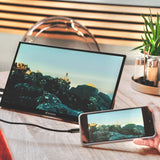 Verbatim PMT-14 Portable Monitor with Touchscreen, 14" 1080P Full HD @ 60Hz, HDMI/Type-C/USB-C