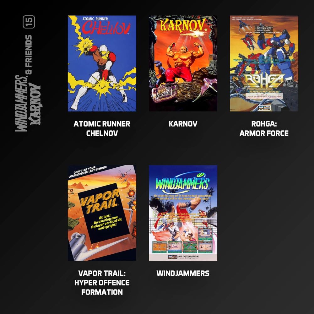 Evercade Windjammers, Karnov & Friends