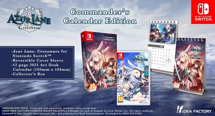 Azur Lane: Crosswave - Commander's Calendar Edition (Switch)