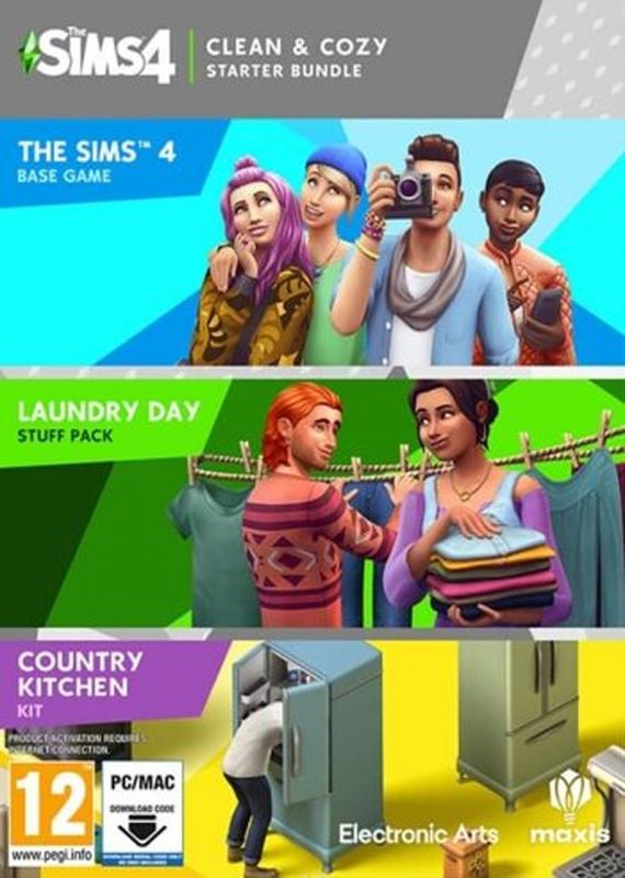 The Sims 4 Expansion Pack Clean & Cozy Starter Bundle (PC)