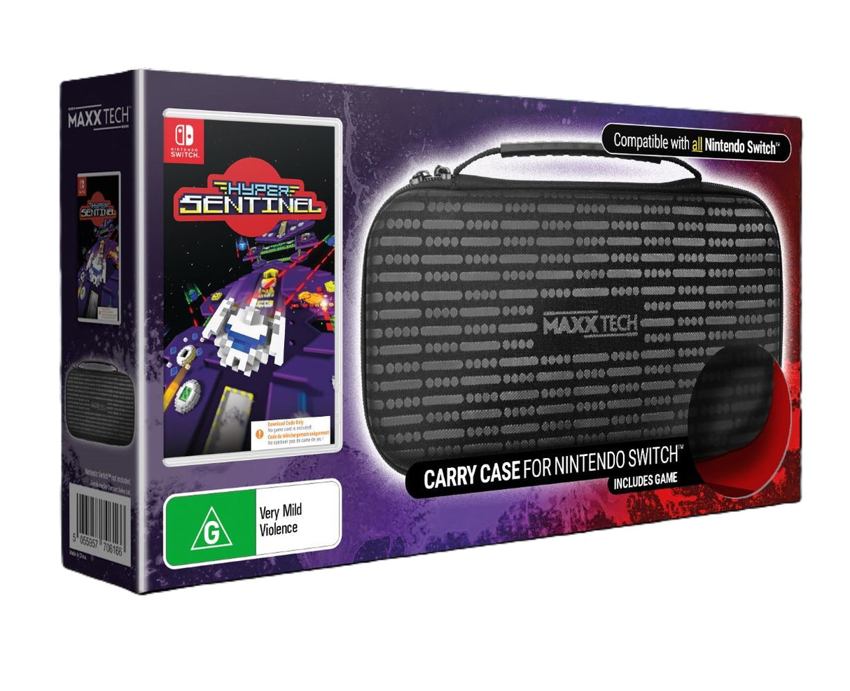 Premiuim Carry Case & Hyper Sentinel Bundle [Code in a Box] (Switch 1 & 2)