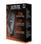 Lexip AR18 Aero Speed Gaming Wireless Mouse - Black (PC)