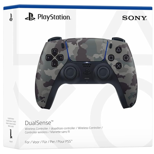 Sony PlayStation 5 DualSense Wireless Controller - Grey Camouflage (PS5)