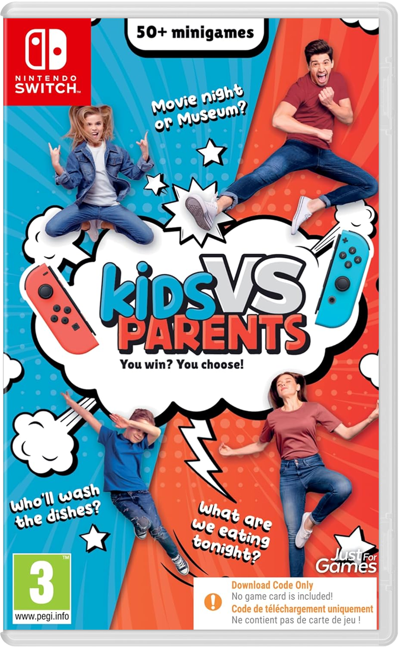 Kids vs Parents (Code In A Box) (Switch)