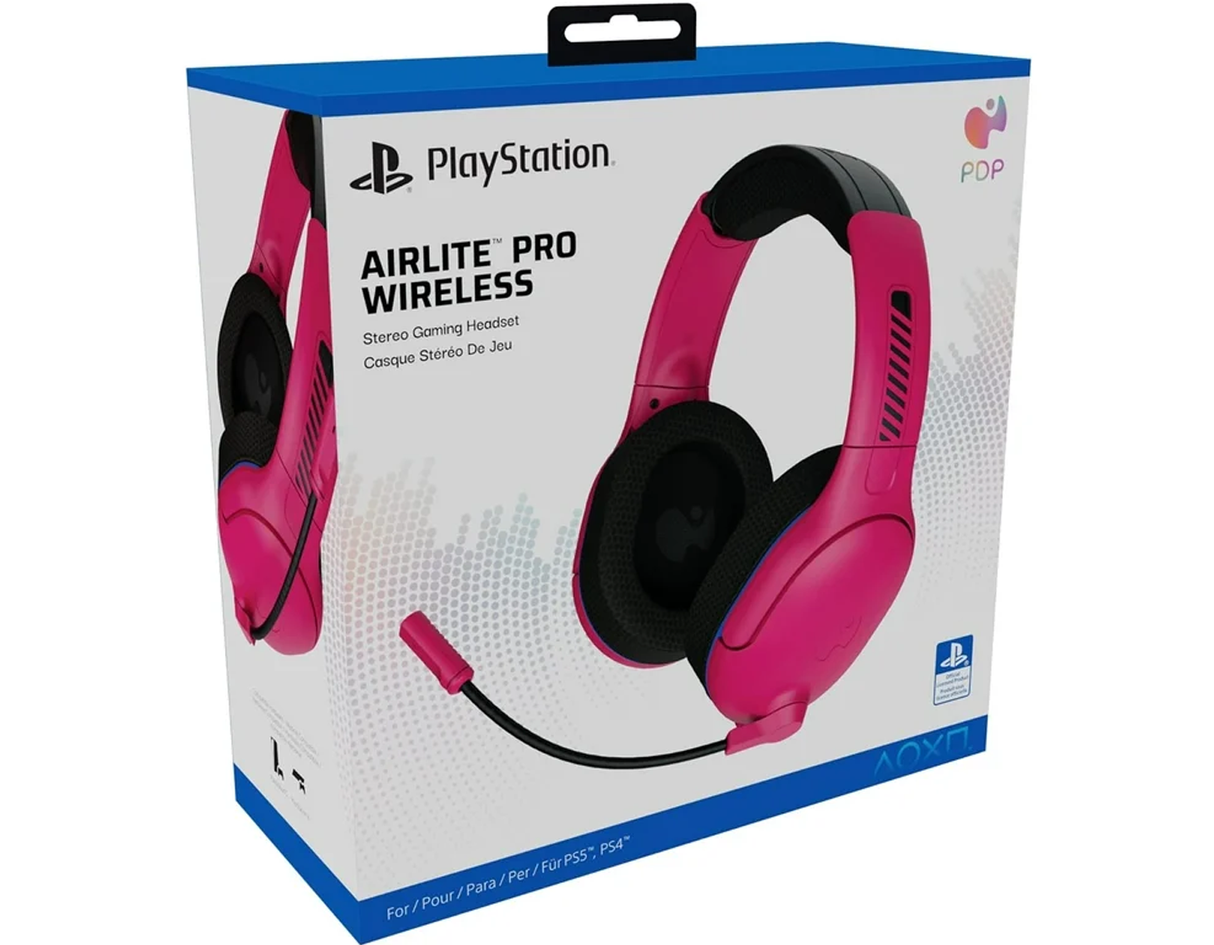 PDP AIRLITE Wired Headset Red for Playstation 5 (PS5)