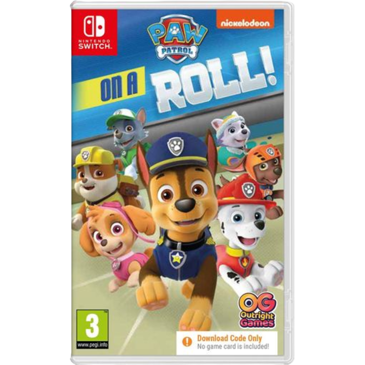 Nickelodeon Paw Patrol: On A Roll [Code In A Box] (Switch)
