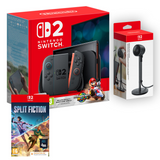 Nintendo Switch 2 Mario Kart World Bundle with Split Fiction [Code in a Box] and Switch 2 Camera