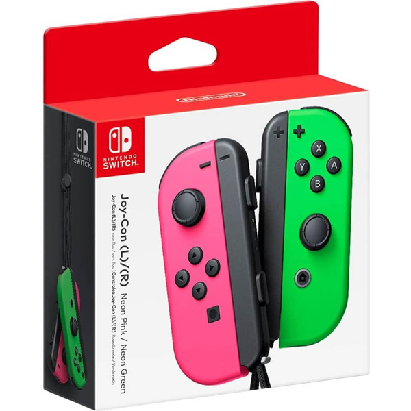 Nintendo Switch Joy-Con Controller Pair - Neon Green/Neon Pink (Switch)
