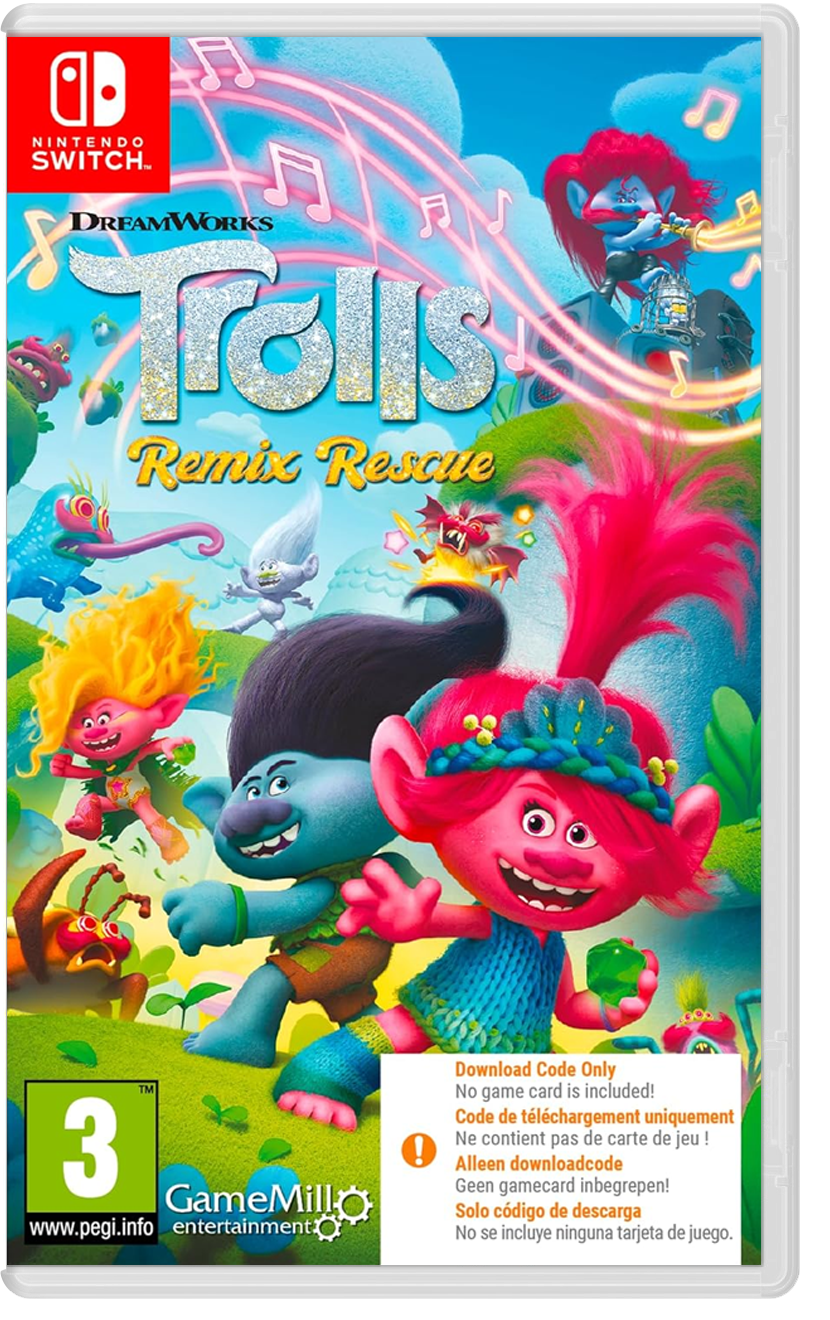 Trolls Remix Rescue [Code in a Box] (Switch)