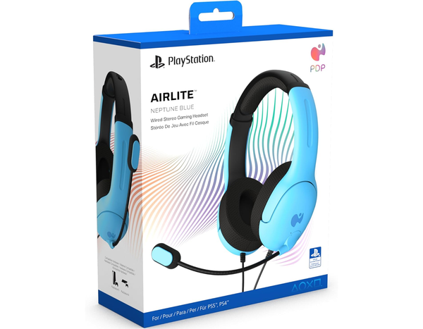 PDP AIRLITE Wired Headset Neptune Blue for Playstation 5 (PS5)