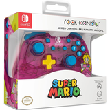 PDP REALMz Wired LED Light-up Pro Controller Controller for Nintendo Switch: Peach (Switch)