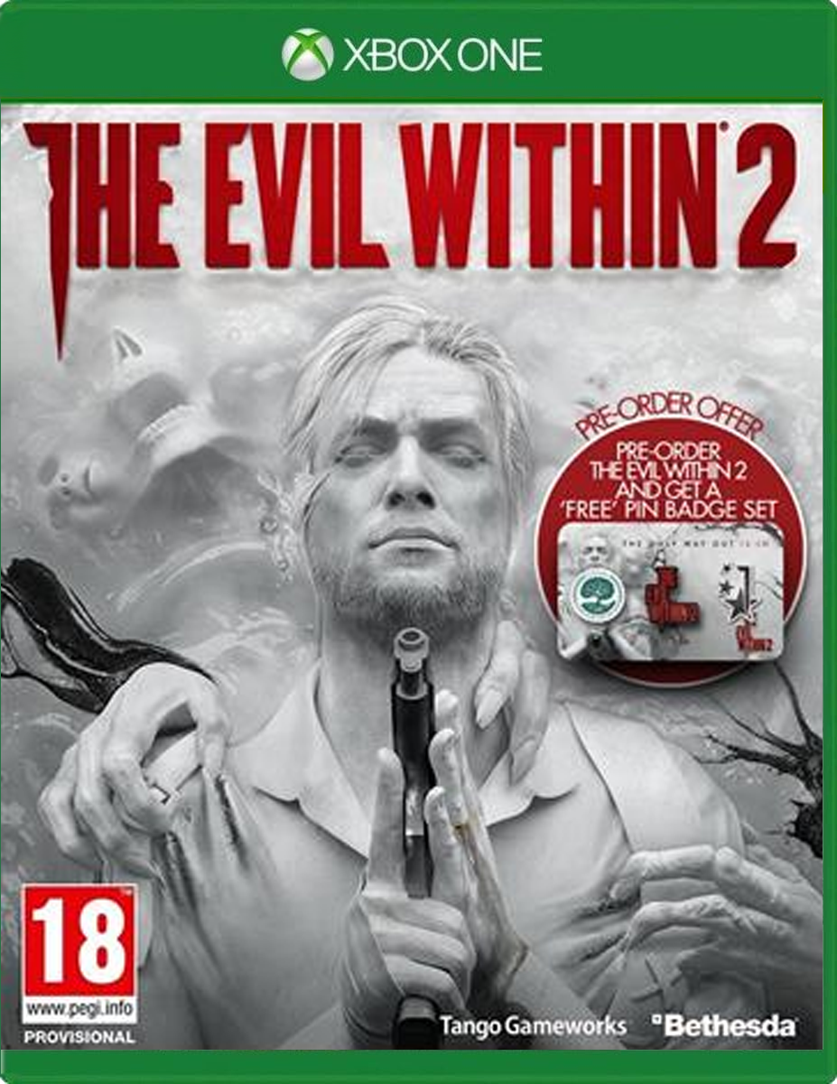 The Evil Within 2 + FREE Pin Badge Set (Xbox One)