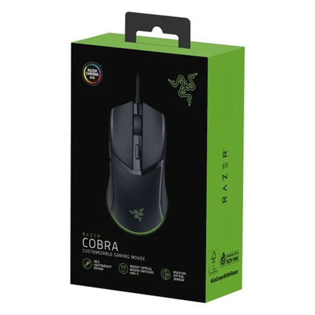 Razer Cobra Lightweight RGB Optical Gaming Mouse: Minecraft Edition