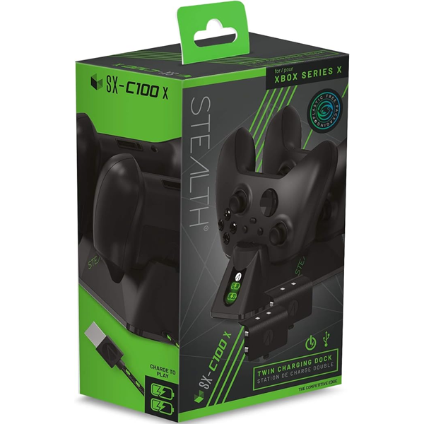 Stealth SX-C100X Twin Charging Dock - Black (Xbox Series X)