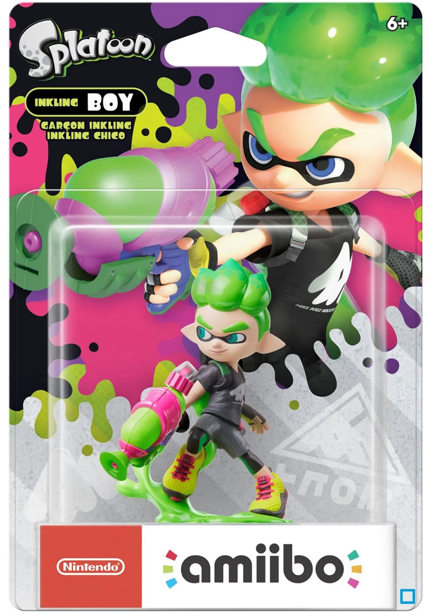 Inkling Boy (Lime Green) amiibo (Splatoon Collection) – TGC