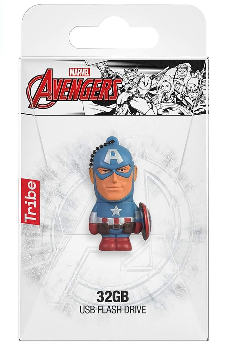 Tribe Captain America 32GB Original Marvel Flash Drive 2.0