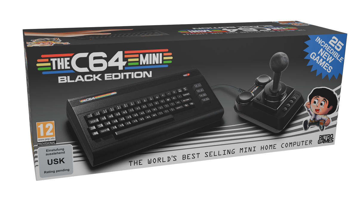 The C64 Mini Console - Black Edition – The Game Collection