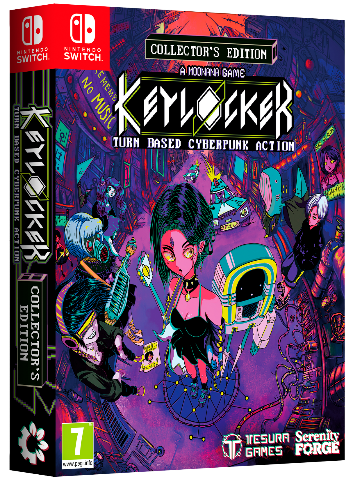 Keylocker | Turn Based Cyberpunk Action Collector's Edition (Switch)