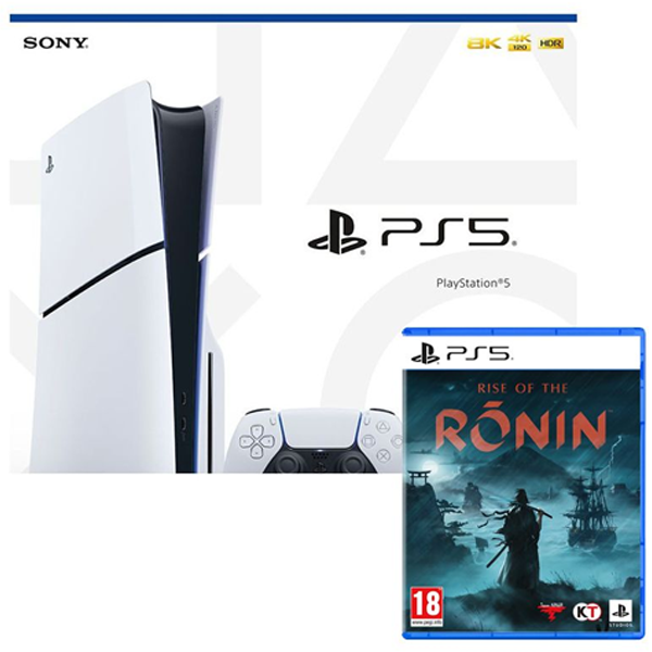 PlayStation 5 Console [Model Group – Slim] with Rise of the Ronin