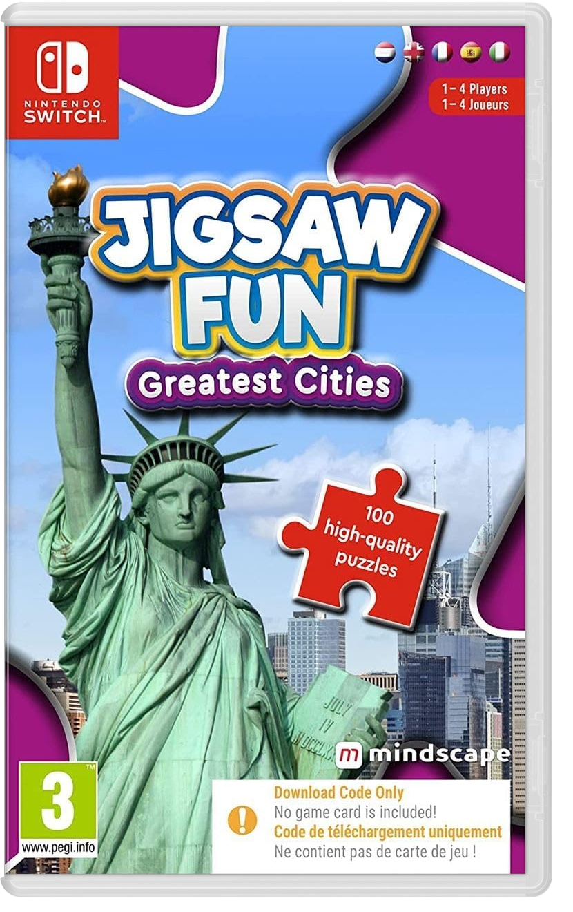 Jigsaw Fun Greatest Cities [Code In A Box] (Switch)