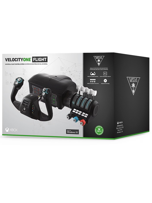 TURTLE BEACH VelocityOne Flightdeck HOTAS Simulation System Joystick & Throttle - Black
