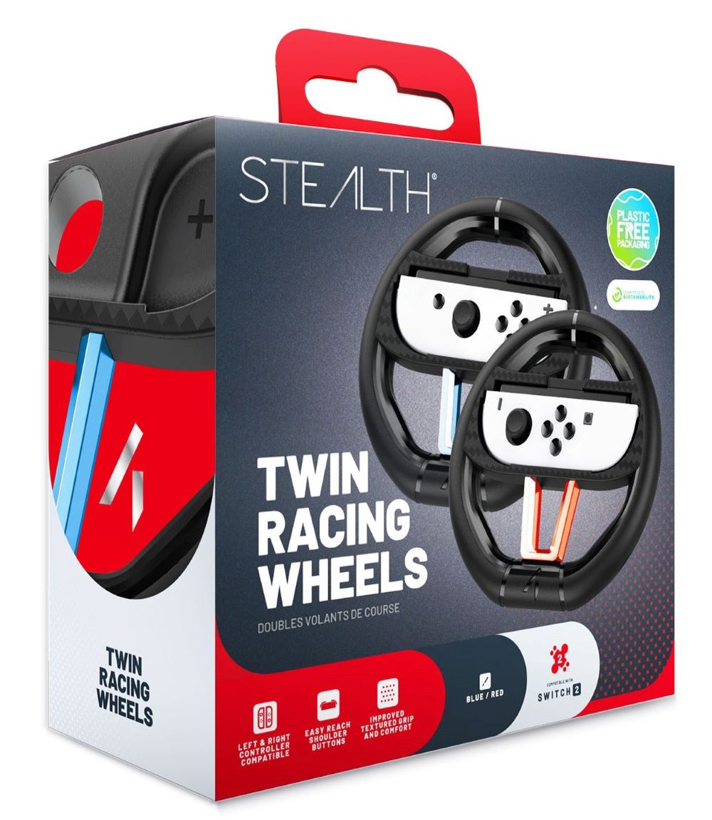 STEALTH Twin Racing Wheels (S2-RW2) (Switch 2)