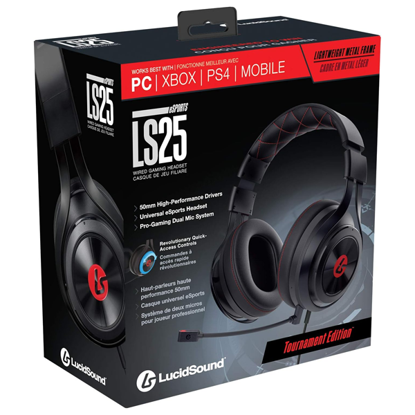 LucidSound LS25BK Gaming Headset