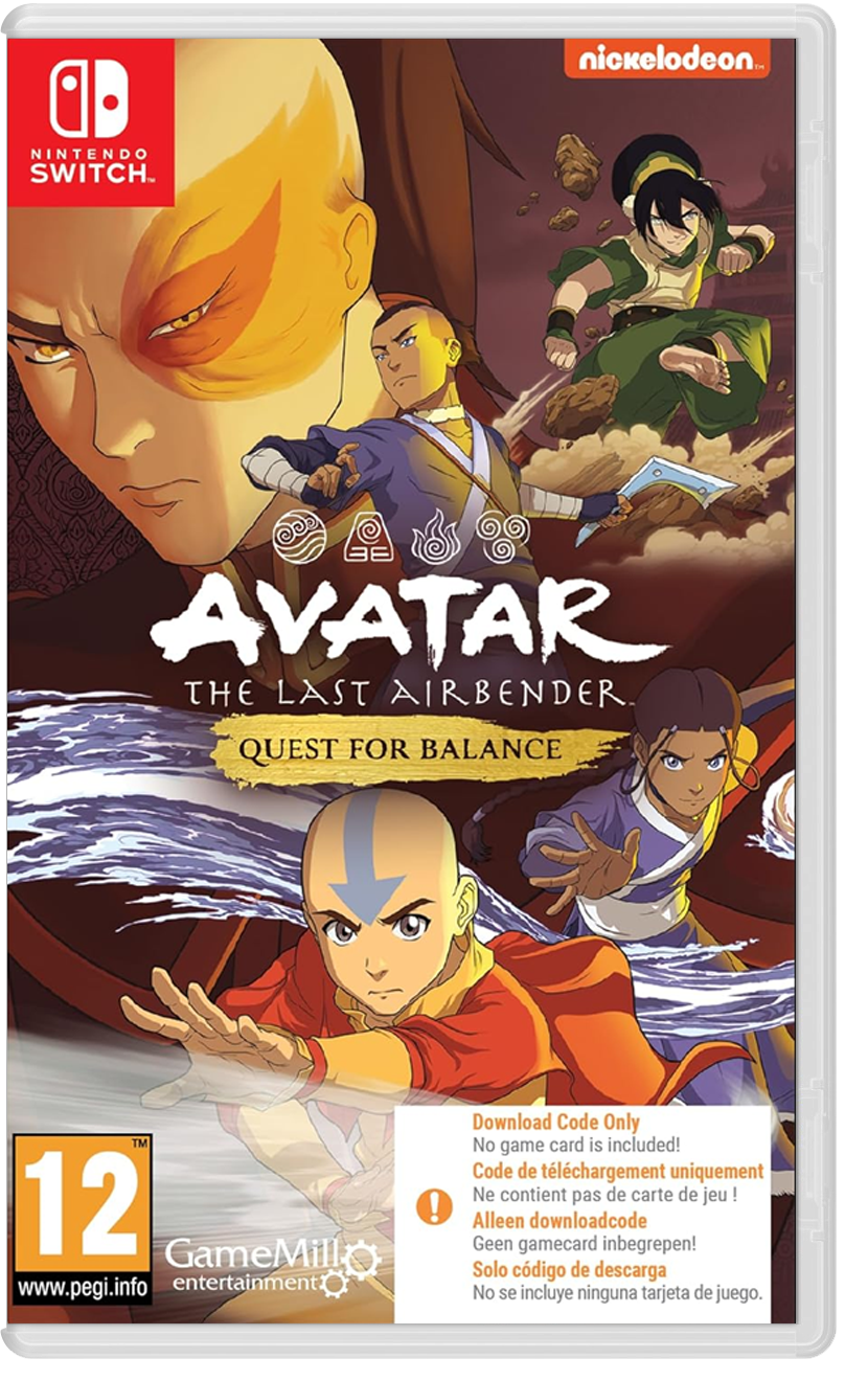 Avatar The Last Airbender Quest for Balance [Code in a Box] (Switch)