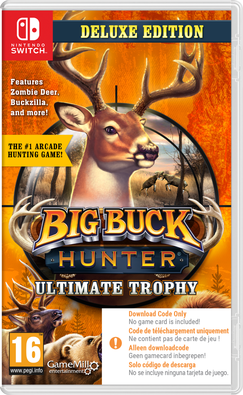 Big Buck Hunter Ultimate Trophy Deluxe Edition [Code In A Box] (Switch)