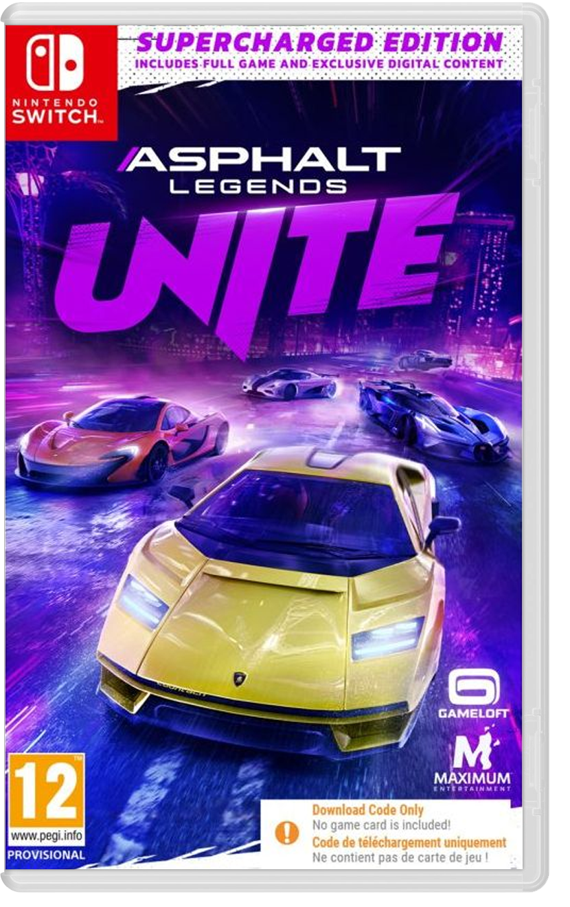 Asphalt Legends UNITE: Supercharged Edition [Code in a Box] (Switch)