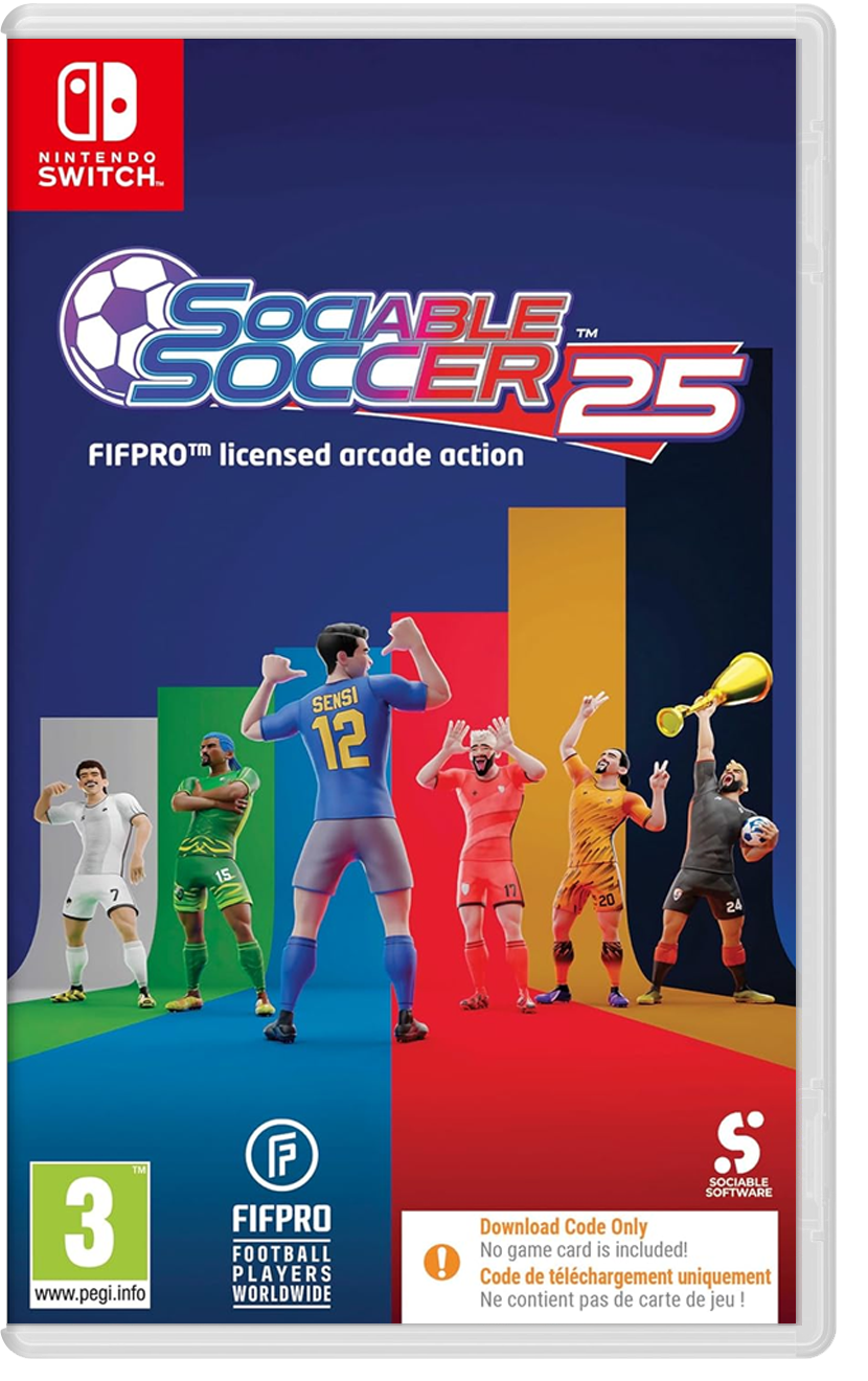 Sociable Soccer 25 [Code In A Box] (Switch)