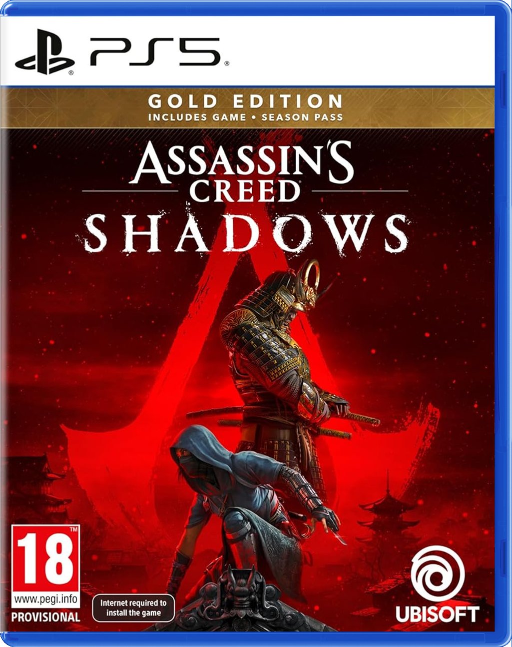 Assassin's Creed Shadows Gold Edition With FREE Steelbook (PS5)