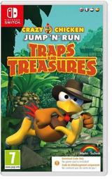 Crazy Chicken: Traps and Treasures [Code In A Box] (Switch)
