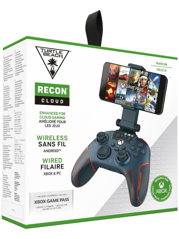 Turtle Beach Recon Controller: Cloud Magma for Xbox S|X, Windows 10/11, Android 8