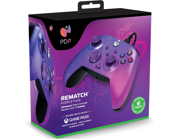 PDP Rematch Wired Controller - Xbox Series X - Purple Fade (Xbox Series X)