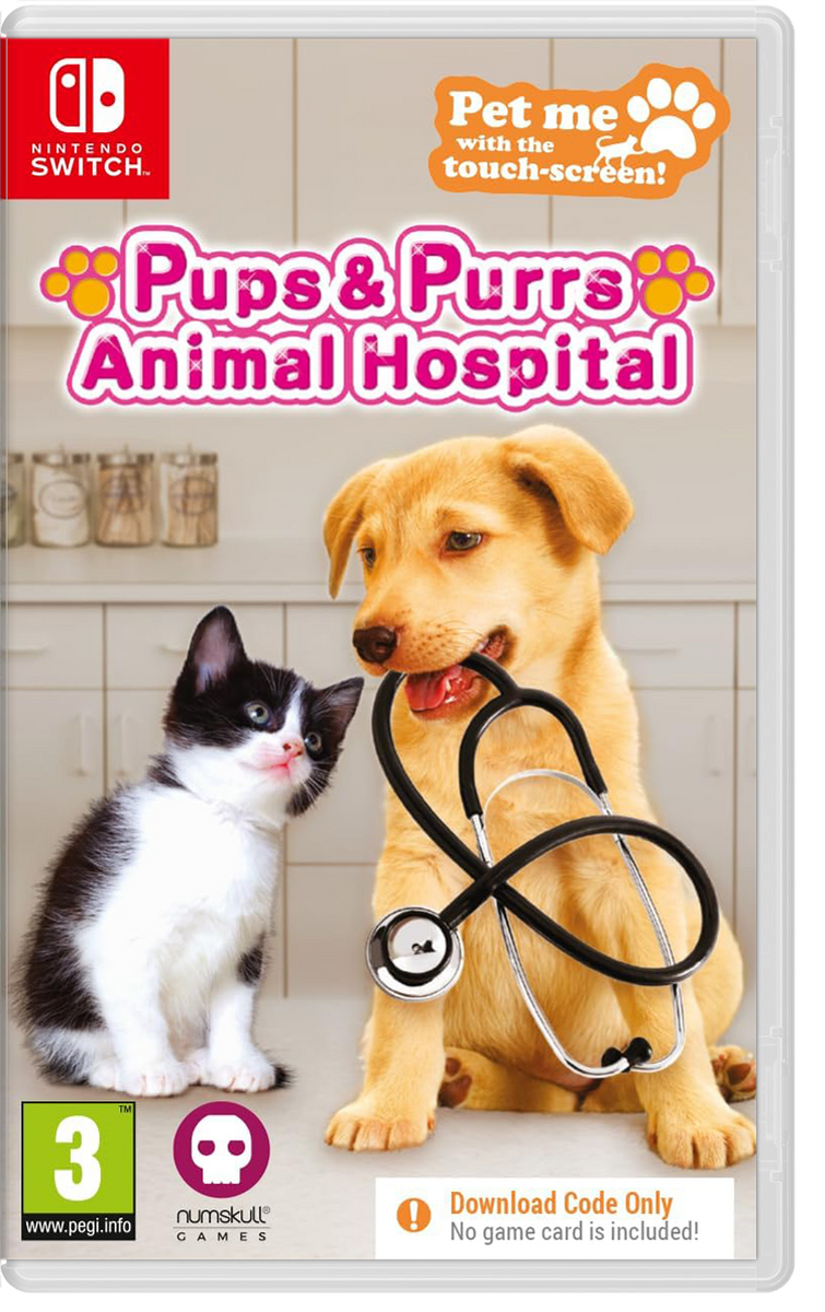 Pups & Purrs: Animal Hospital [Code in a Box] (Switch)